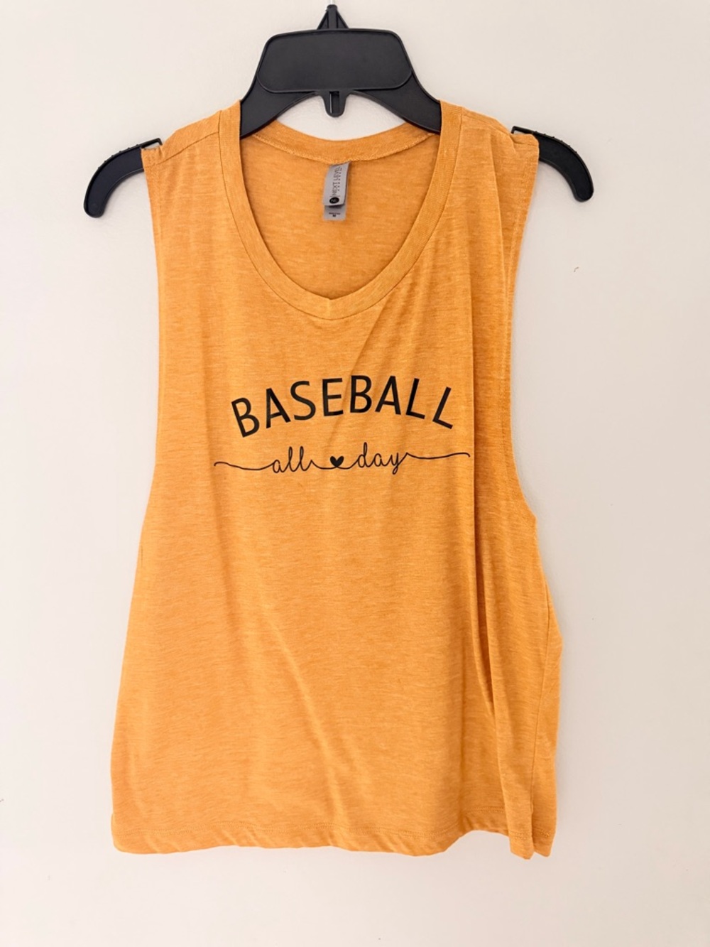 Next Level Apparel Mustard Yellow Crewneck Tee